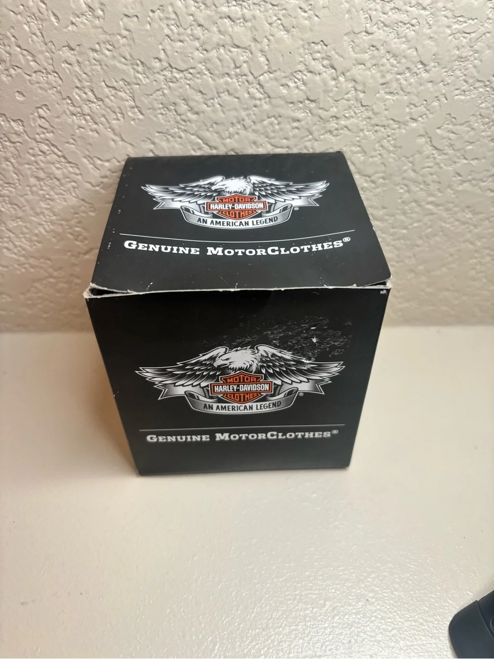 Harley-Davidson Red White Black Santa with Sidecar Ornament